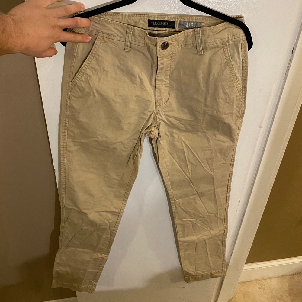 Aeropostale Stretchy Khaki Pants